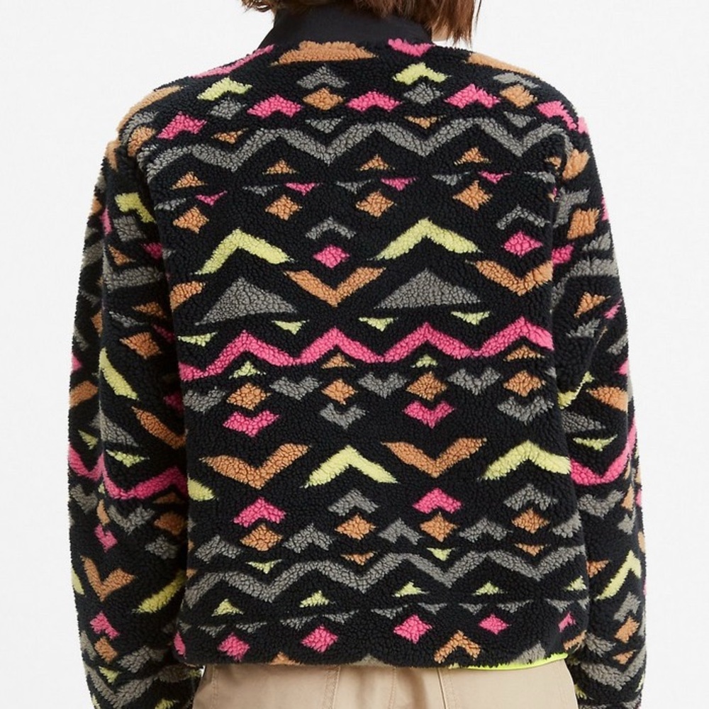 Levi's Black And Pink Patterned Jacket - image 3